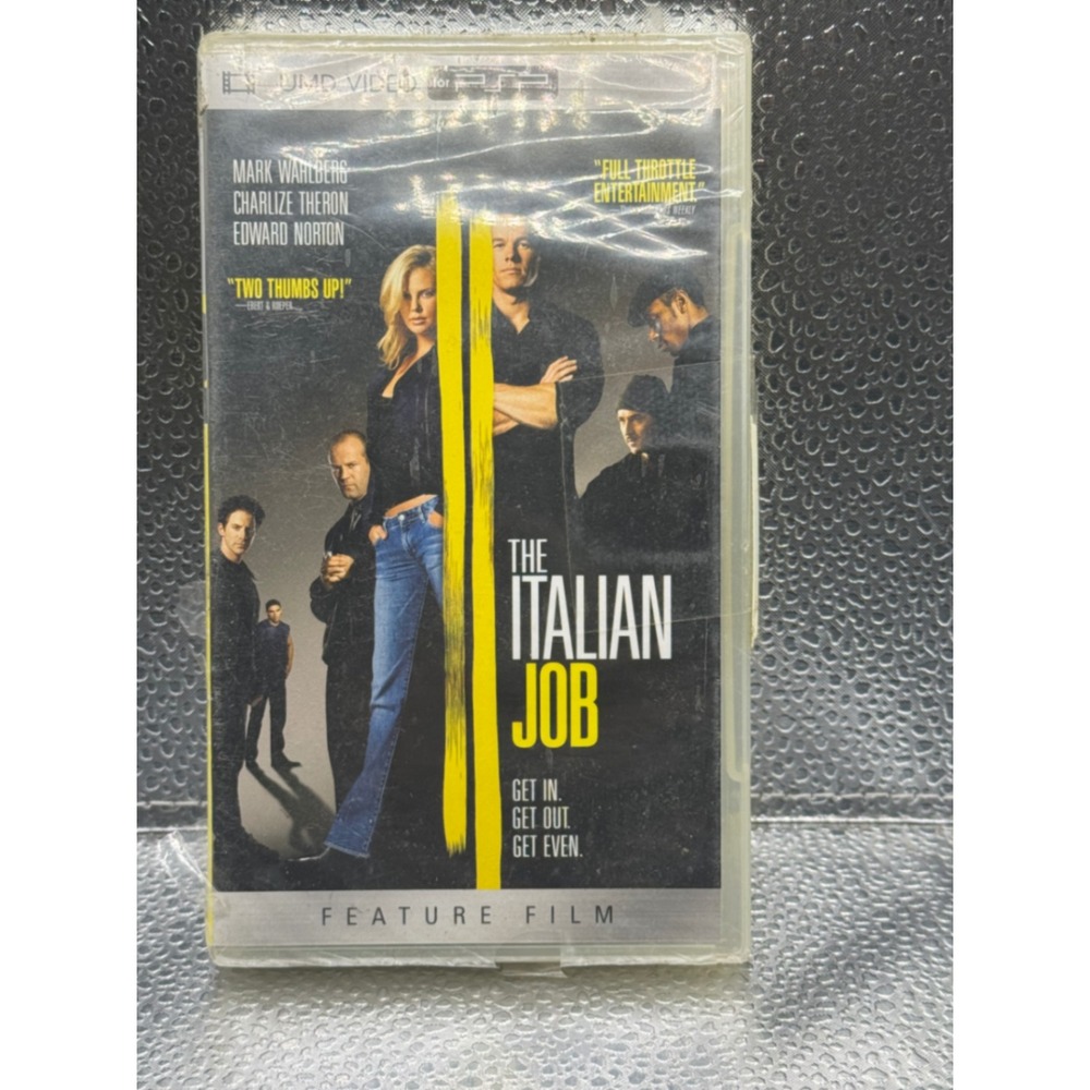 The Italian Job UMD Video Sony‎ PSP Movie Mark Wahlberg Charlize Theron 2003